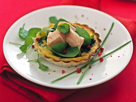 Mini quiche al salmone