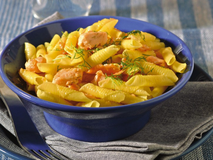 Ricetta Garganelli con salmone fresco Donna Moderna