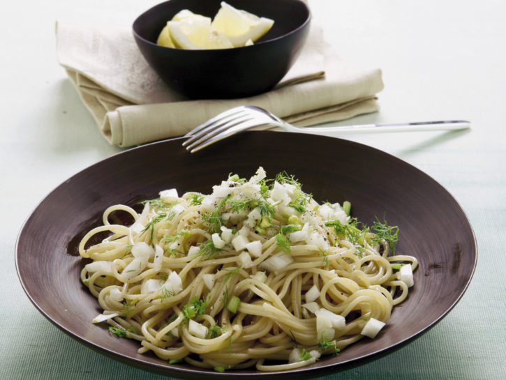 Spaghetti al finocchio e limone