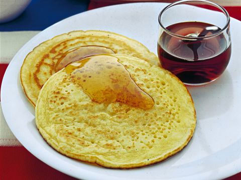 Pancakes allo sciroppo d'acero