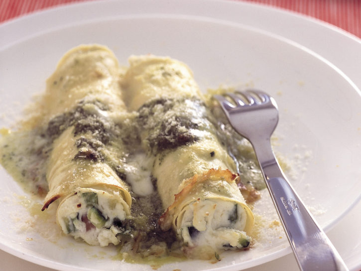 Cannelloni di ricotta e zucchine