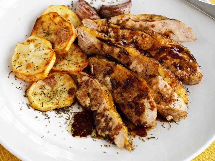 Petto di faraona affinocchiata con patate