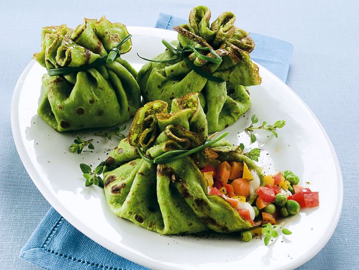 Fagottini verdi vegetariani