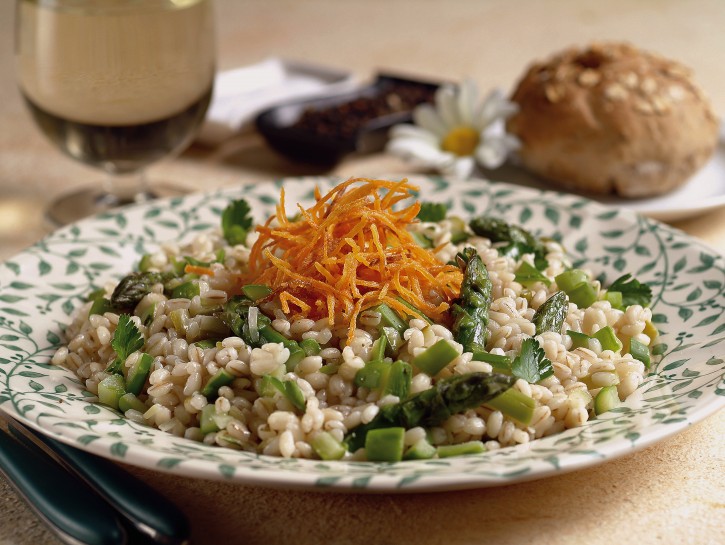 Orzotto agli asparagi