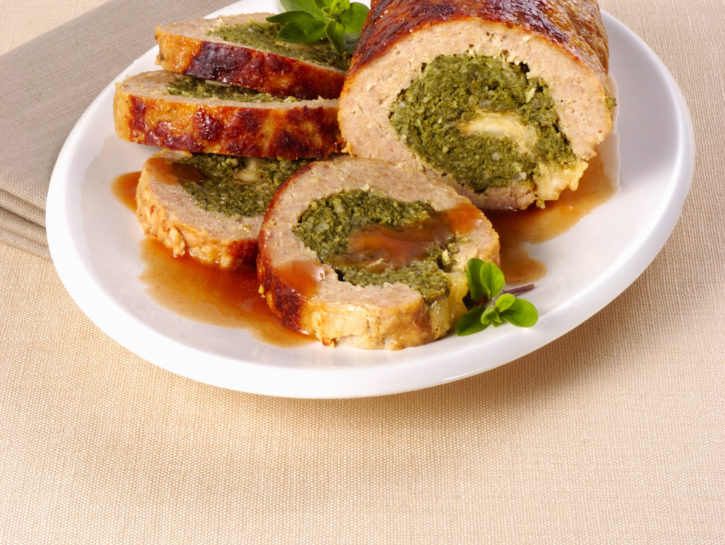 Rotolo farcito agli spinaci