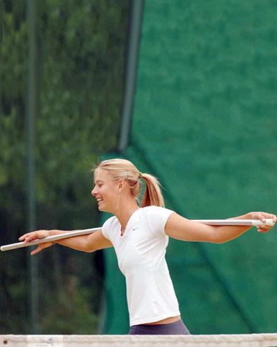 Fatti il fisico con la Sharapova