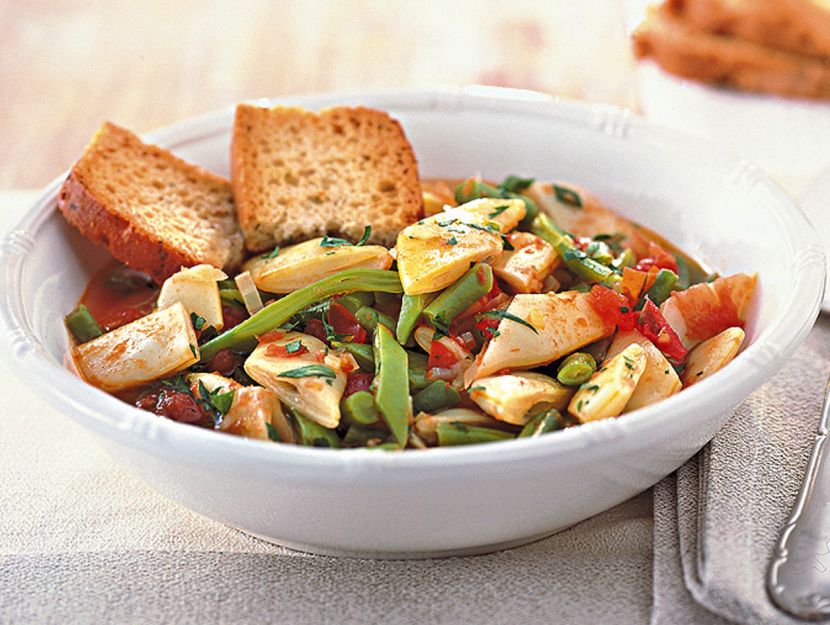 di-fagiolini-e-taccole-al-pomodoro ricetta