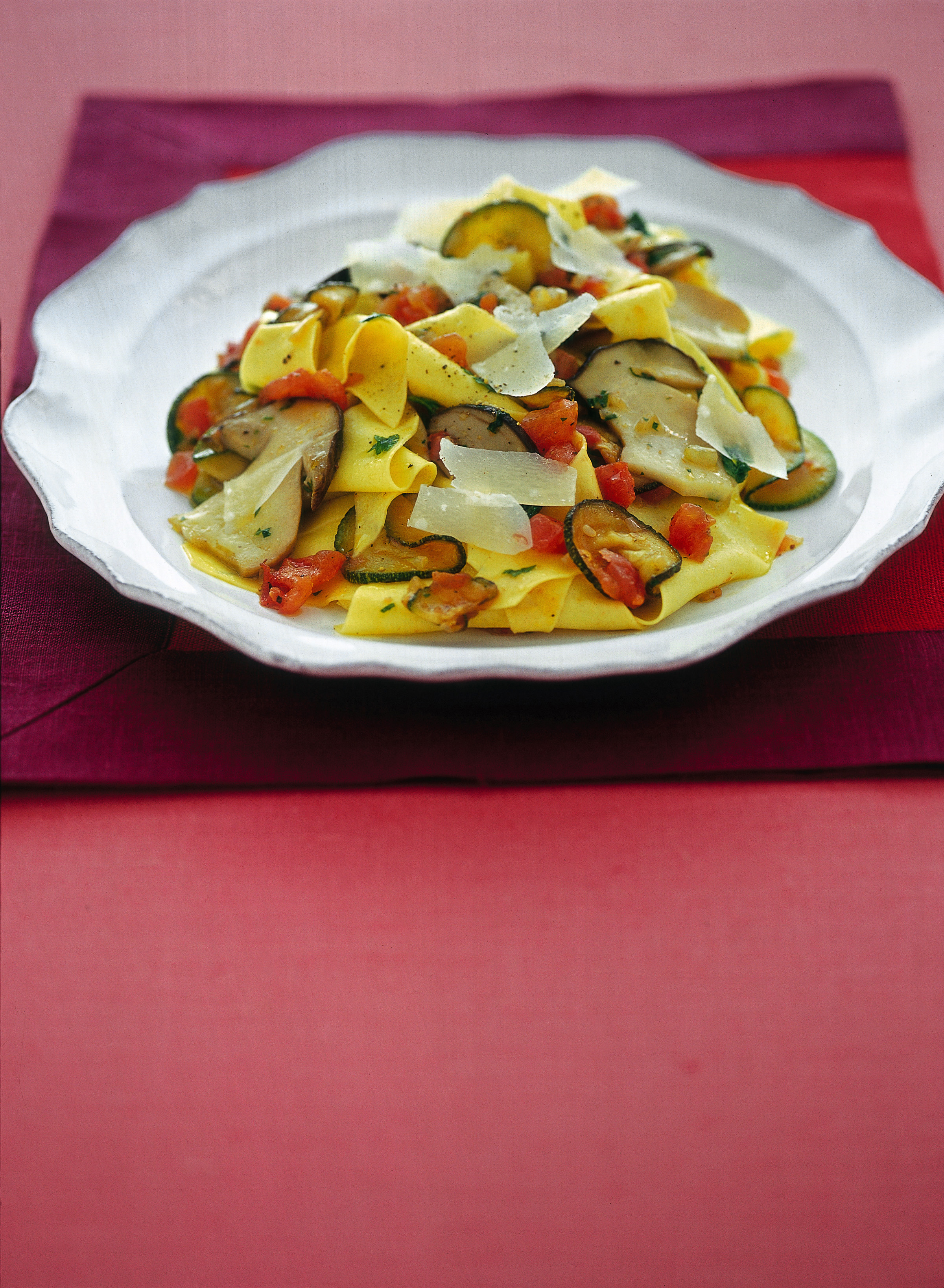 Ricetta Maltagliati ai porcini e zucchine Donna Moderna