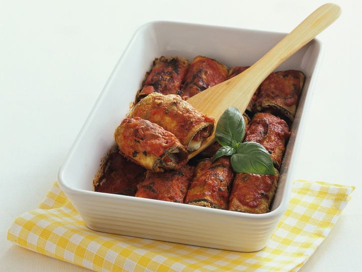Cannelloni di melanzane al forno
