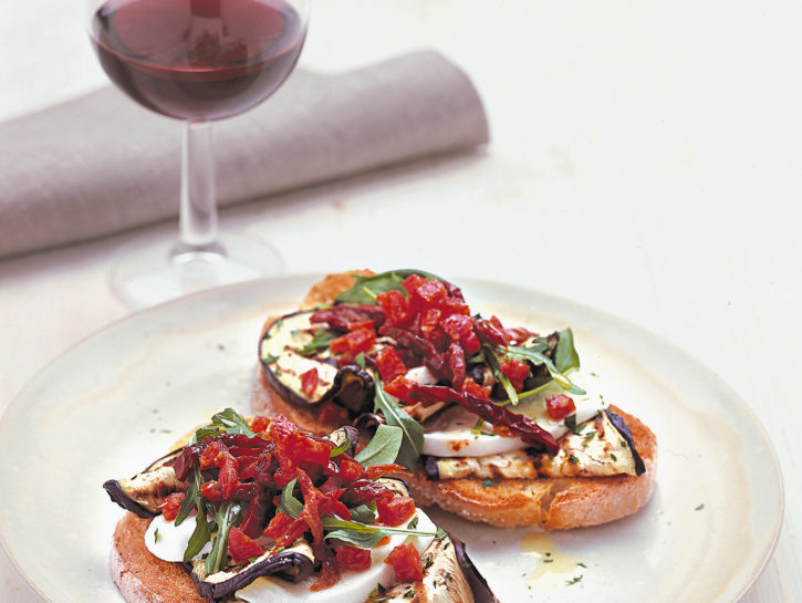 Bruschette con salame piccante