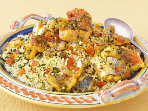 Cuscus di pesce alla trapanese