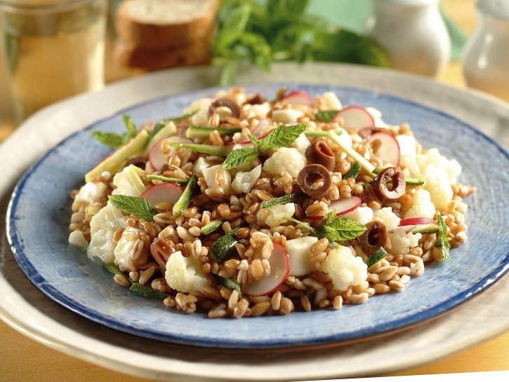 Insalata di farro con cavolfiore