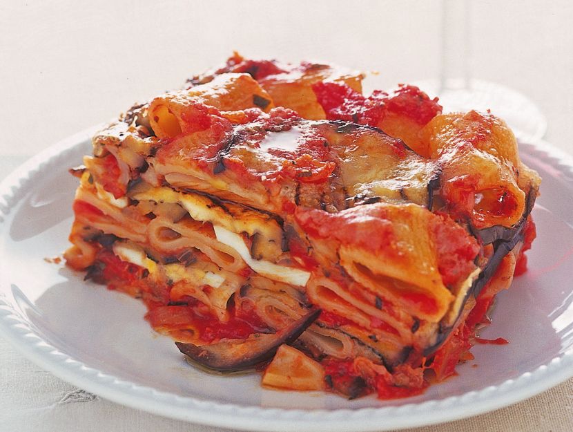 parmigiana-di-pasta-e-melanzane-grigliate ricetta