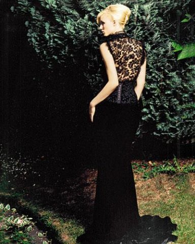 Statua Donna Busto Con Fiori In Stile Empire - Decorazione Da Giardino O Casa, 58cm - Foto 5