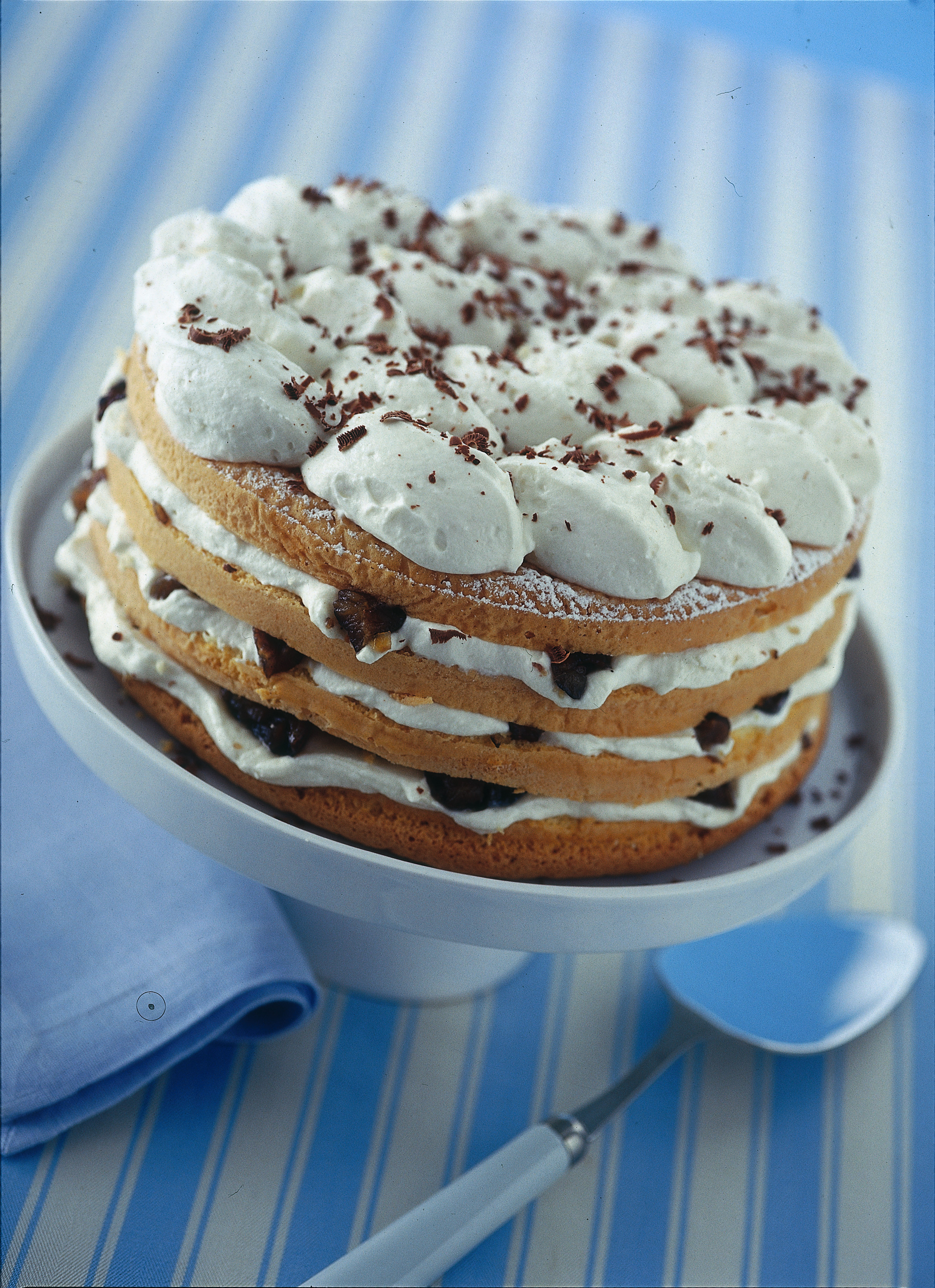 Ricetta Pan di Spagna con ricotta e marron glacé ...