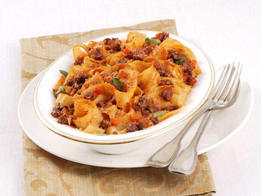 Pappardelle al sugo di agnello