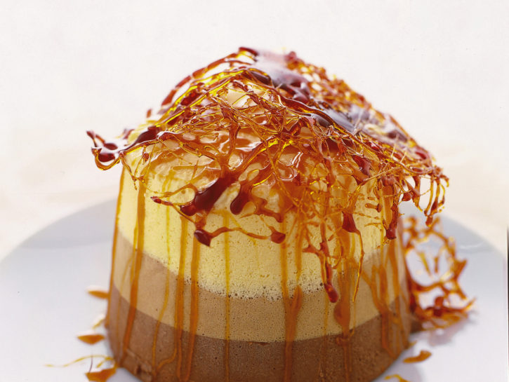 Semifreddo di mascarpone ai tre gusti