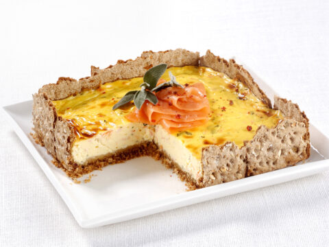 Cheesecake al salmone affumicato