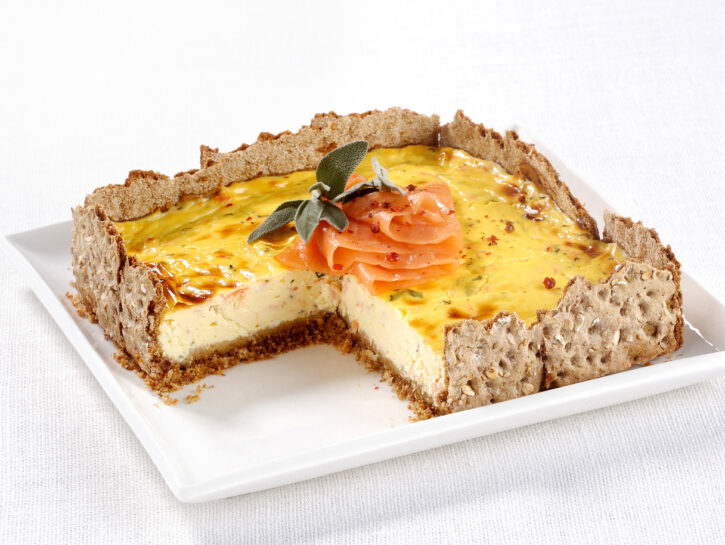 Cheesecake salato al salmone affumicato