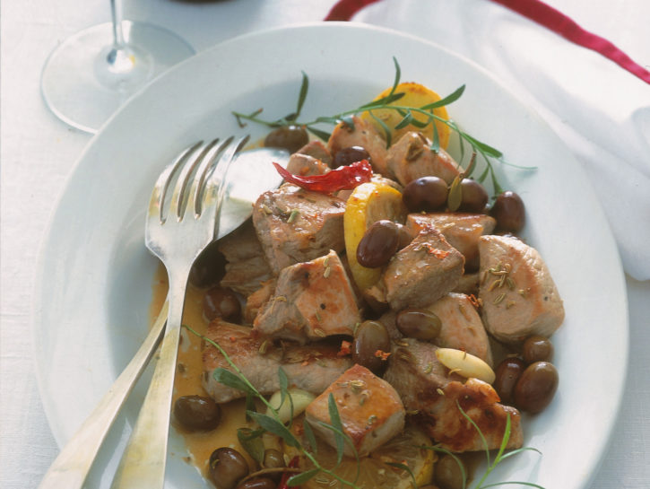 Bocconcini di maiale all'arrabbiata