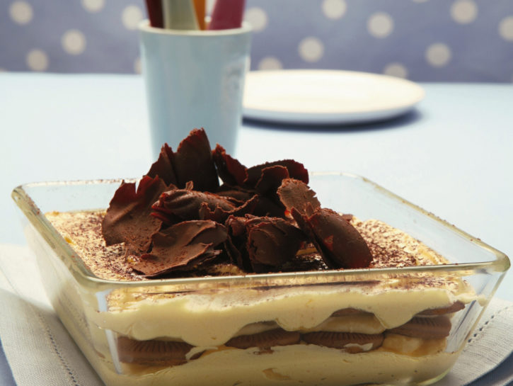Bolo de bolacha con biscotti