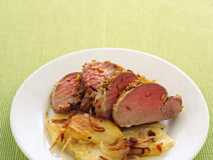 Filetto di maiale con finocchietto e agrumi