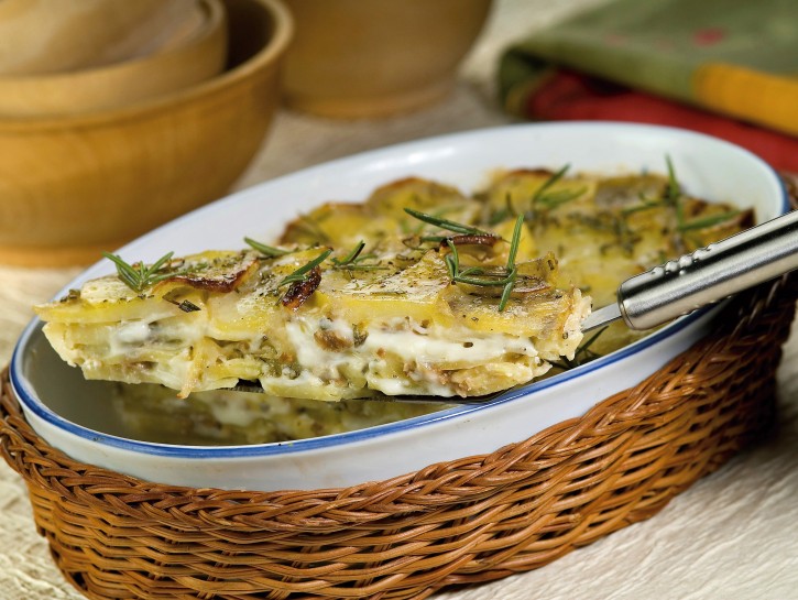 Ricetta Tortino di patate e funghi Donna Moderna