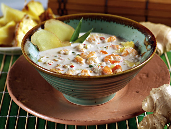 Zuppa thai agrodolce