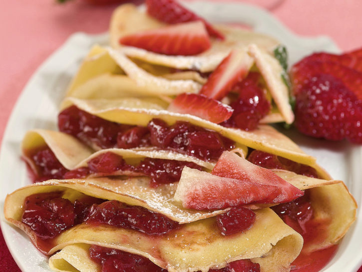 Crèpes alle fragole