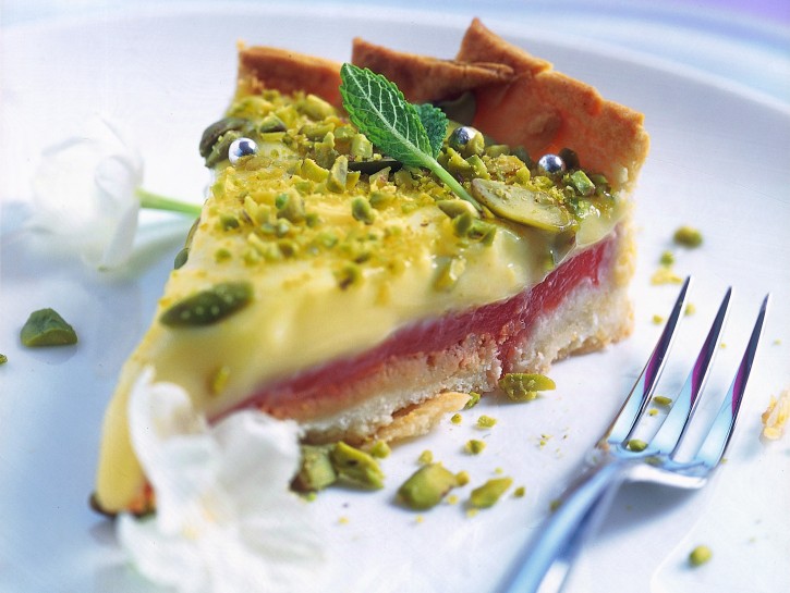 Torta ripiena di gelo d'arancia