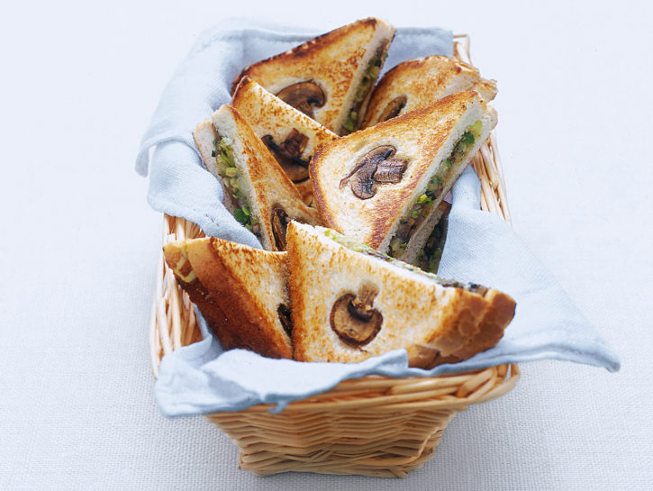 Tramezzini saporiti ai funghi