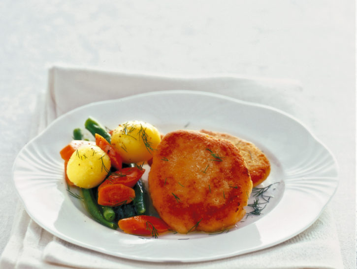 Polpette di salmone alla Pojarski