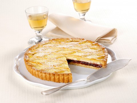 Crostata con le visciole