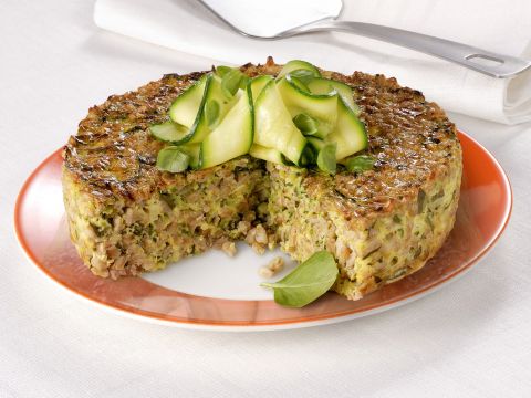 Torta di farro e zucchine