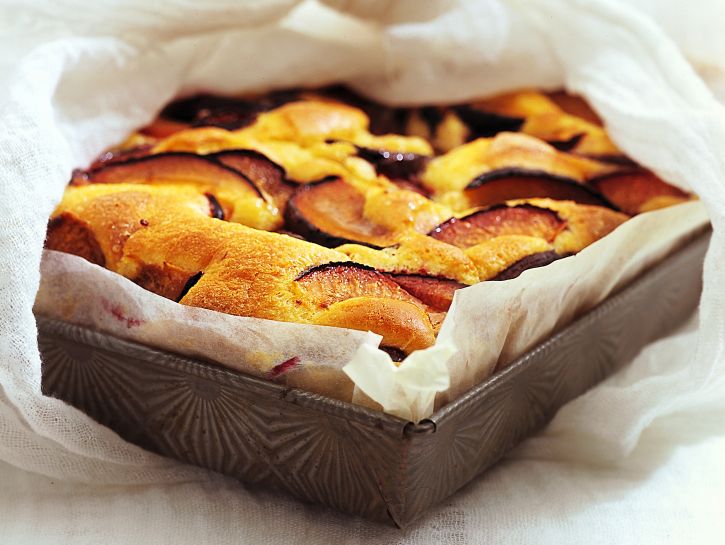 Focaccia dolce con le prugne