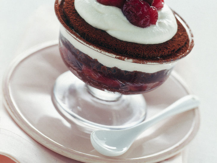 Piccoli tiramisù con mascarpone e cioccolato
