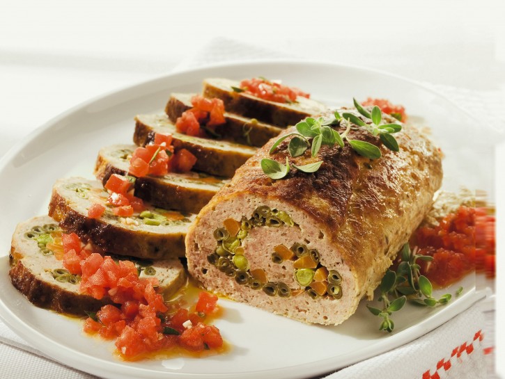 Polpettone freddo di carne e verdure