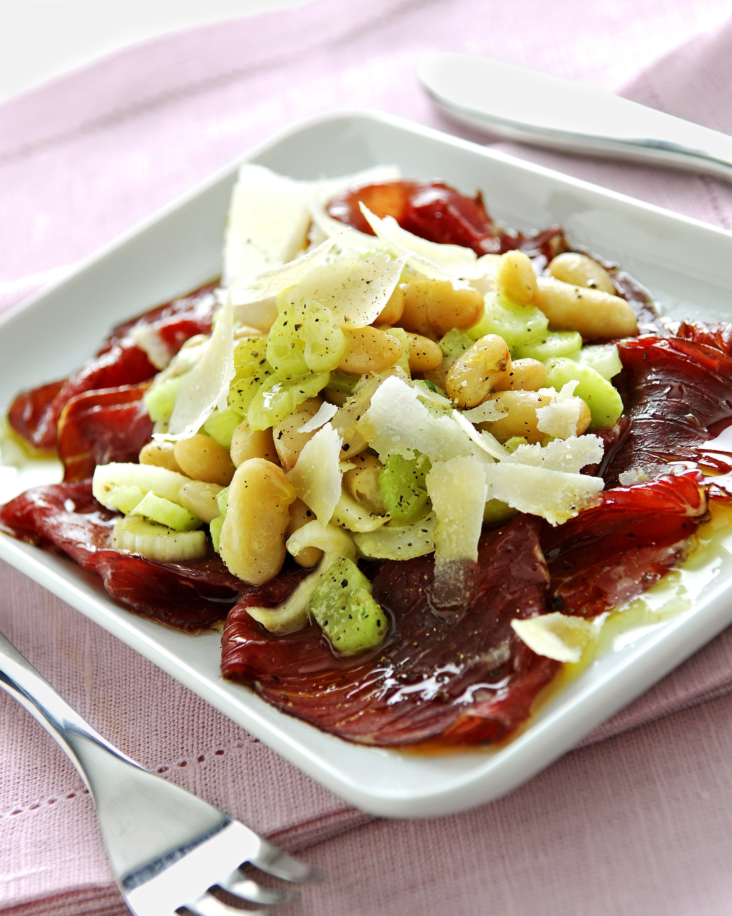 Ricetta Carpaccio Di Carne Salada Con Fagioli Donna Moderna