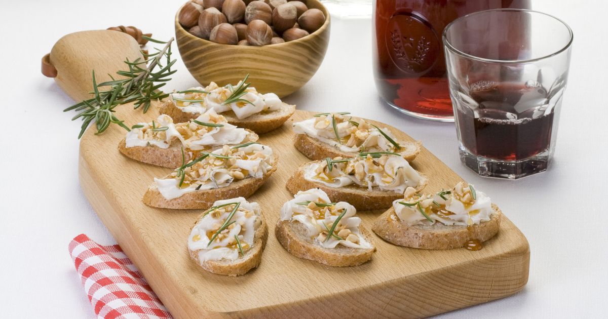 Ricetta Crostini lardo e miele Donna Moderna