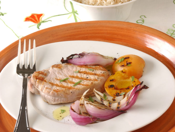 Filetto di maiale con albicocche