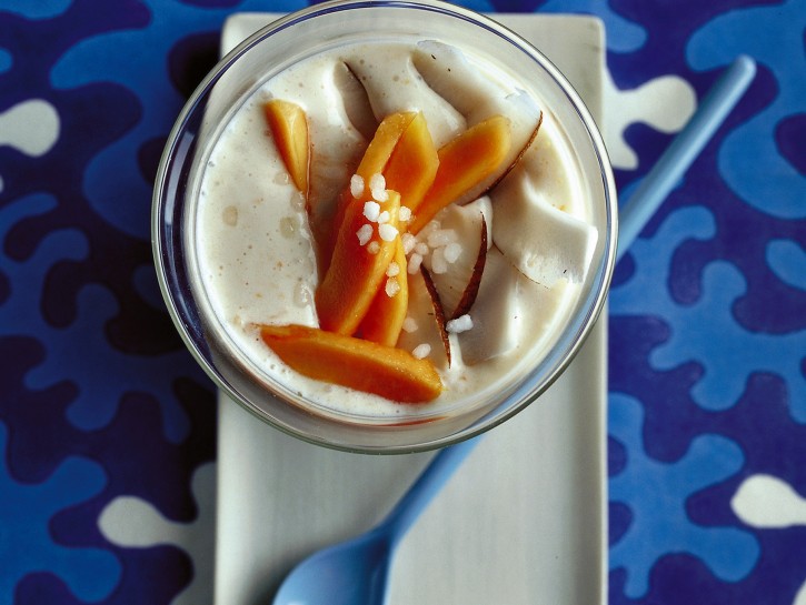 Frullato allo yogurt e cocco