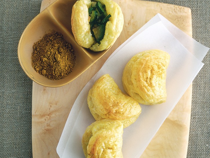 Panzerotti al forno con zucchine e scamorza