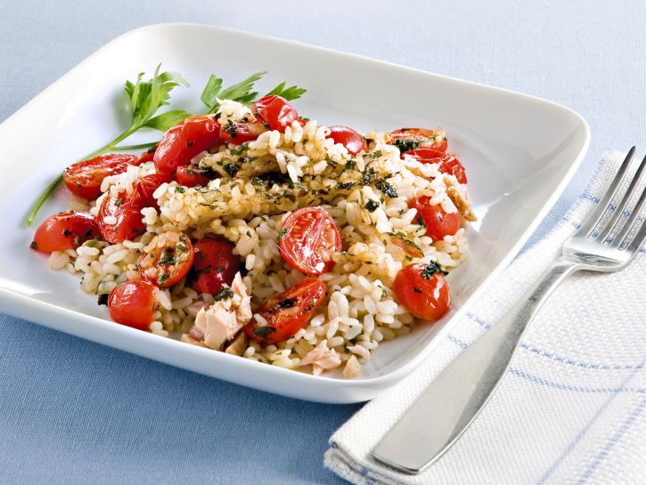 pilaf-con-tonno-e-pomodorini ricetta