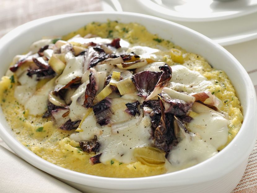 polenta-con-radicchio-e-taleggio immagine