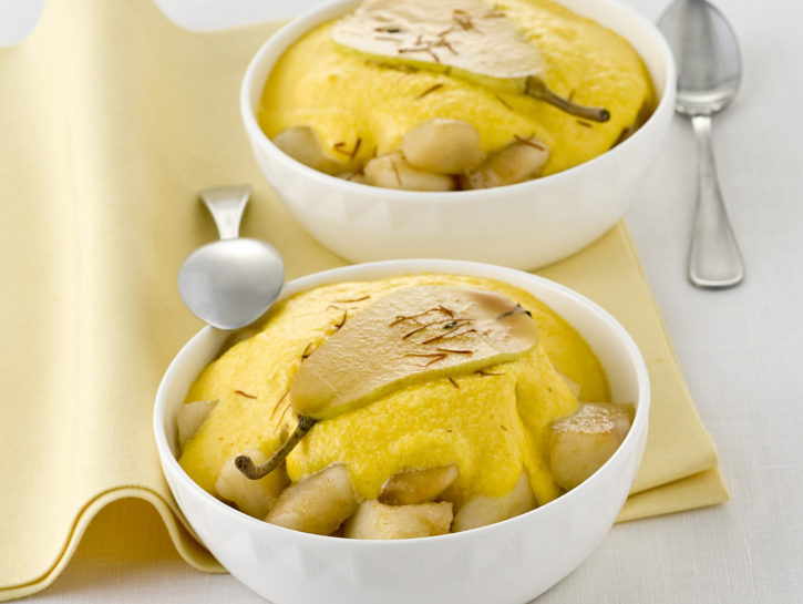 Crema di mascarpone alle pere cotte
