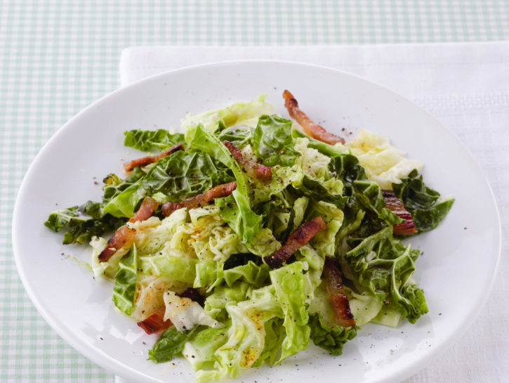 Verza stufata con speck