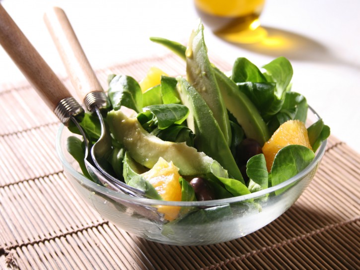 Insalata di avocado e arance
