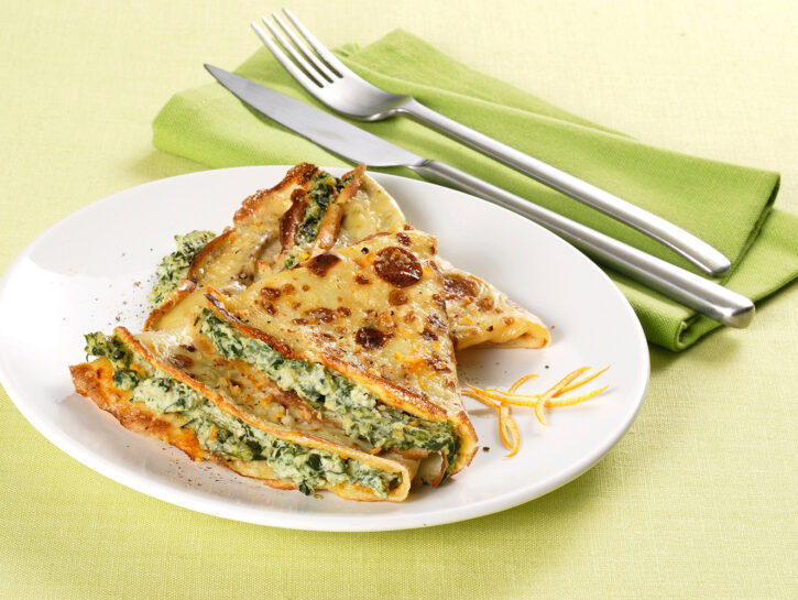 Crèpes alle erbette