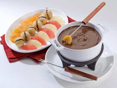 Fonduta di cioccolato fondente