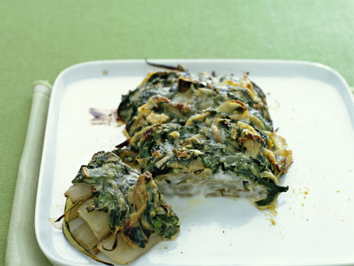 Gratin di bietole da costa al parmigiano